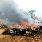 ಲ್ಯಾಂಡಿಂಗ್ ವೇಳೆ ಖಾಸಗಿ ವಿಮಾನ ಪತನ- ಉಪಮುಖ್ಯಮಂತ್ರಿ ಸಹಿತ ಆರು ಮಂದಿ ಮೃತ್ಯು